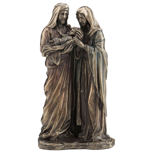 Estatuilla Jose y Maria con el Niño Jesus