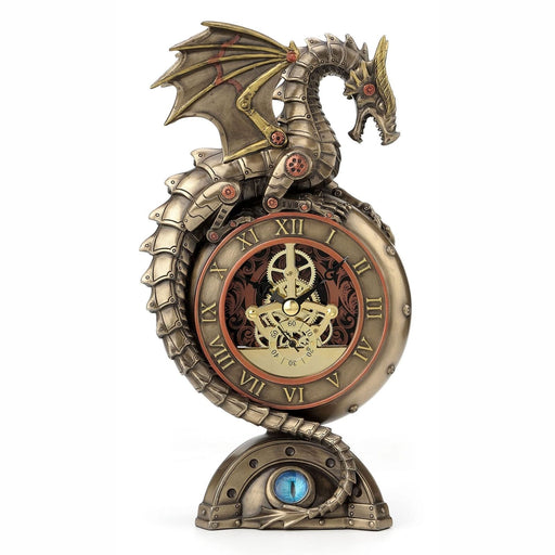 Figura Reloj Dragon Steam Punk