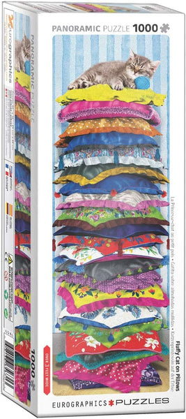 Rompecabezas Gato Sobre Almohadas