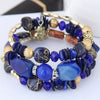 Pulsera Piedras Azul