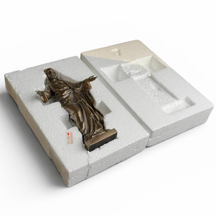 Estatuilla Sagrado Corazon de Jesus con Brazos Abiertos LM1