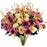Ramo Flores artificiales Rosas Rosa - Crema