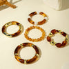 Juego de 5 pulseras Vintage Cafe