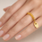 Anillo Piedras con Mano de Fatima