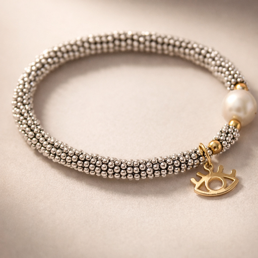Pulsera Pewter Ojo Turco