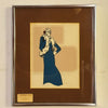 Litografia Original Vintage de Mujer Chica