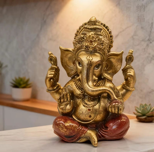 Estatuilla Ganesha Dorado