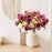 Ramo Flores artificiales Rosas Rosa - Crema