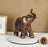 Estatuilla Elefante Dorado Decorado