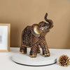 Estatuilla Elefante Dorado Decorado