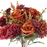 Ramo Flores Fall Naranja Rojo Vintage