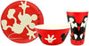 Vajilla Bamboo Mickey 12 Pzas