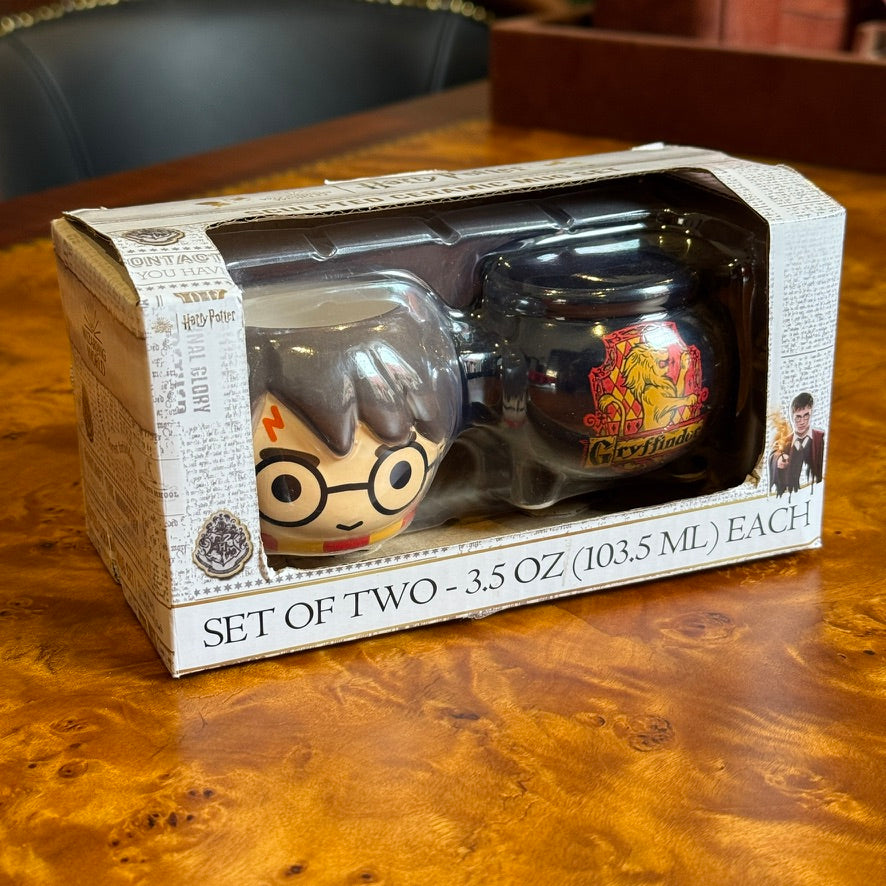 Mini Taza Harry Potter Chibi y Caldero
