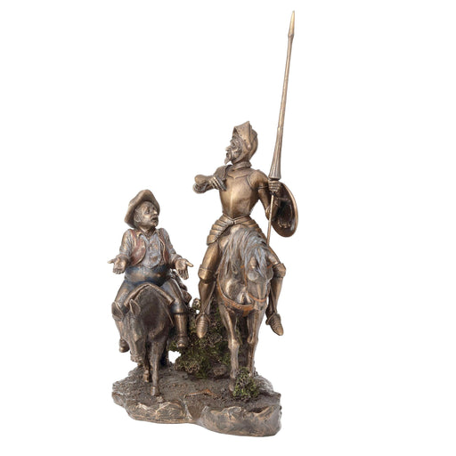 Estatuilla Don Quijote y Sancho Panza
