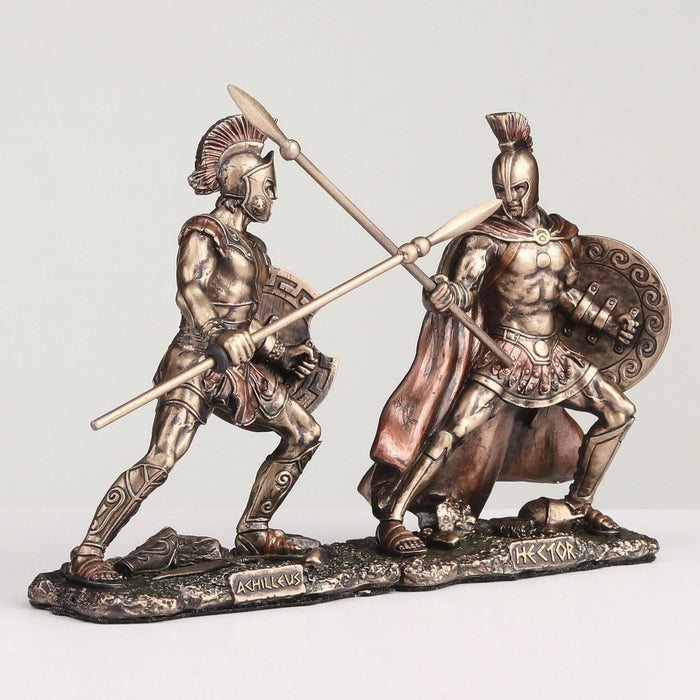 Mini Estatuilla Aquiles contra Hector 9 cms LM1