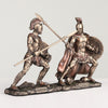 Mini Estatuilla Aquiles contra Hector 9 cms LM1