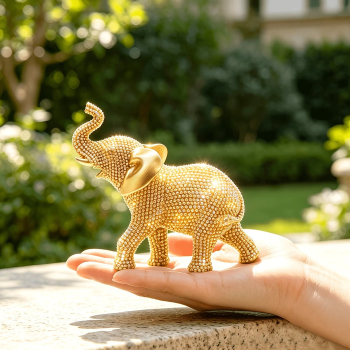 Figurilla Elefante Dorado