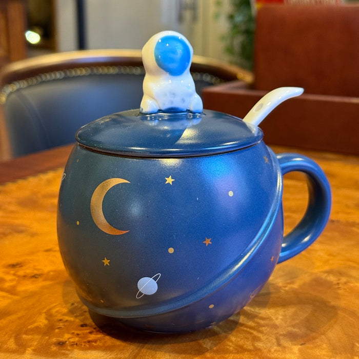 Taza con Tapa Astronauta