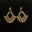 Aretes Rombo Madera