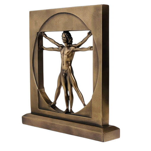 Estatuilla Escultura Hombre de Vitruvio