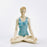 Figura Porcelana Mujer Yoga Padmasana
