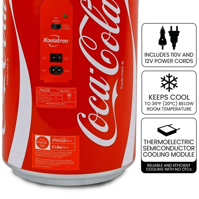 REFRIGERADOR VINTAGE LATA COCA COLA 5 LTS