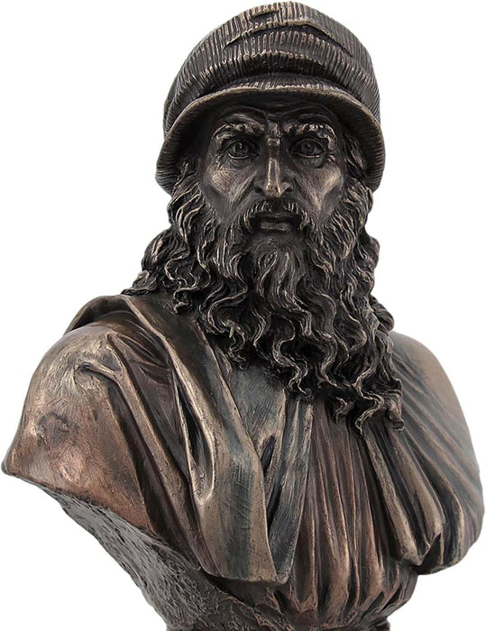 Estatuilla Busto de Leonardo Da Vinci