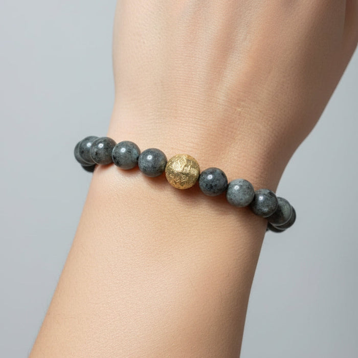 Pulsera Hematita Gris