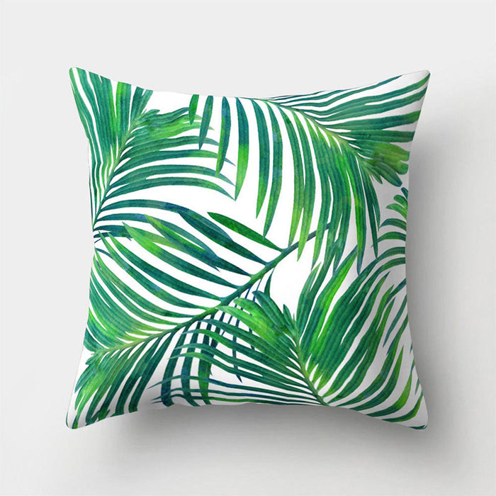 Funda para Cojín Palmas y Hojas 45x45