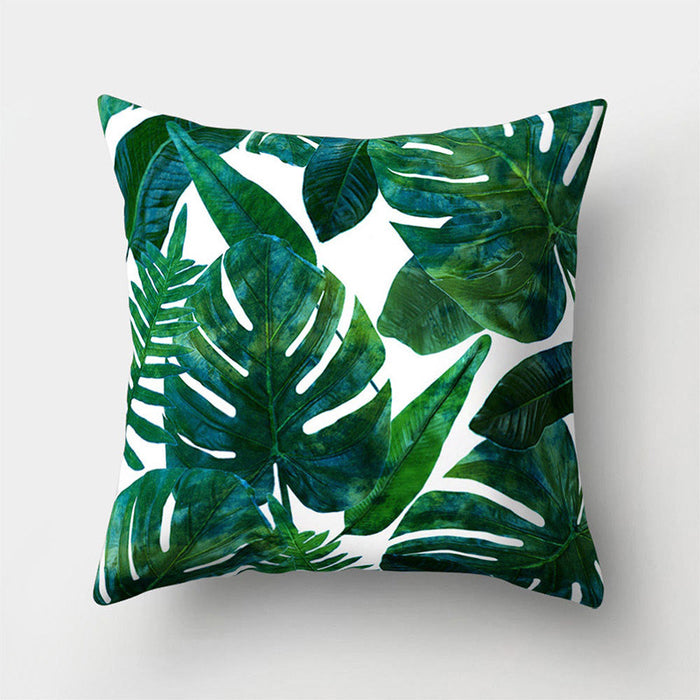 Funda para Cojín Palmas y Hojas 45x45
