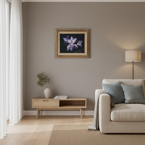 Cuadro Orquideas Moradas