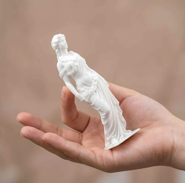 Estatuilla 3D Diosa Vintage Gris o Blanca