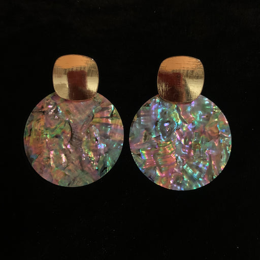Aretes Zinc Concha Nacar