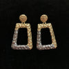 Aretes Zinc Dorado y Gris