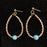 Aretes Gota Turquesa