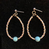 Aretes Gota Turquesa