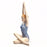 Figura Porcelana Mujer Yoga Postura Loto