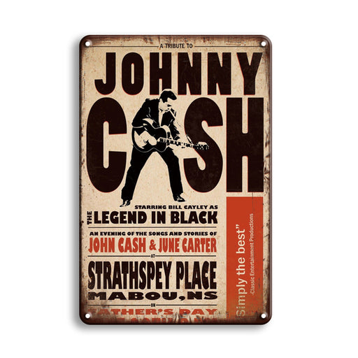 Cartel Vintage Johnny Cash 20 x 30 cms