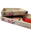 Set 2 Charolas Con Rosas