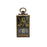 Reloj de mesa rectangular color bronce