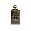 Reloj de mesa rectangular color bronce