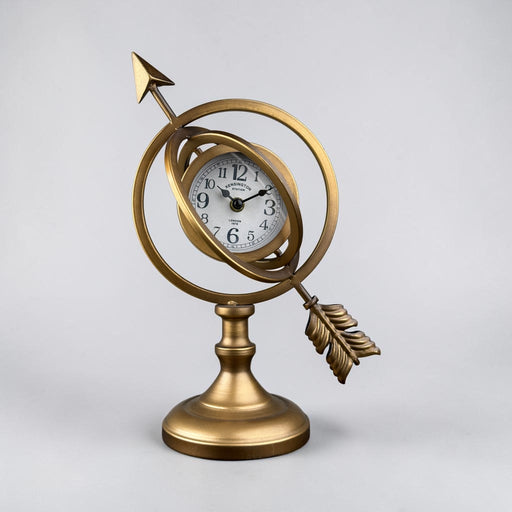 Reloj de globo celestial con flecha