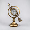 Reloj de globo celestial con flecha