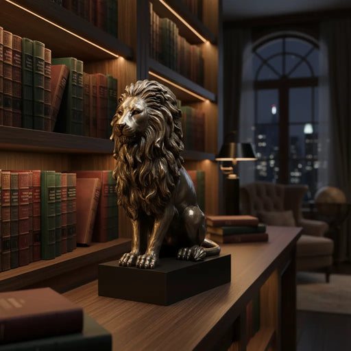 Estatuilla Leon en Base LM1