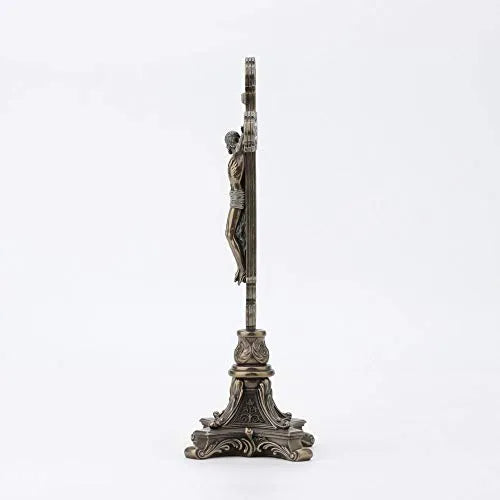 Crucifijo Estilo Barroco terminado Bronce LM1