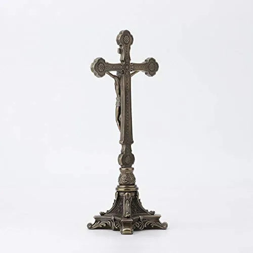 Crucifijo Estilo Barroco terminado Bronce LM1