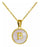 Collar Letra Circulo Fondo Blanco