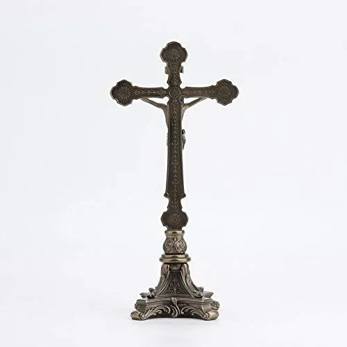 Crucifijo Estilo Barroco terminado Bronce LM1