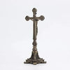 Crucifijo Estilo Barroco terminado Bronce LM1