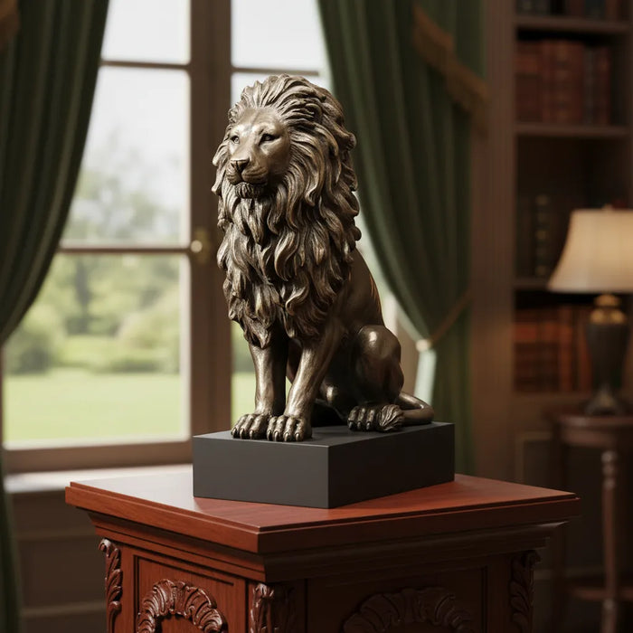Estatuilla Leon en Base LM1